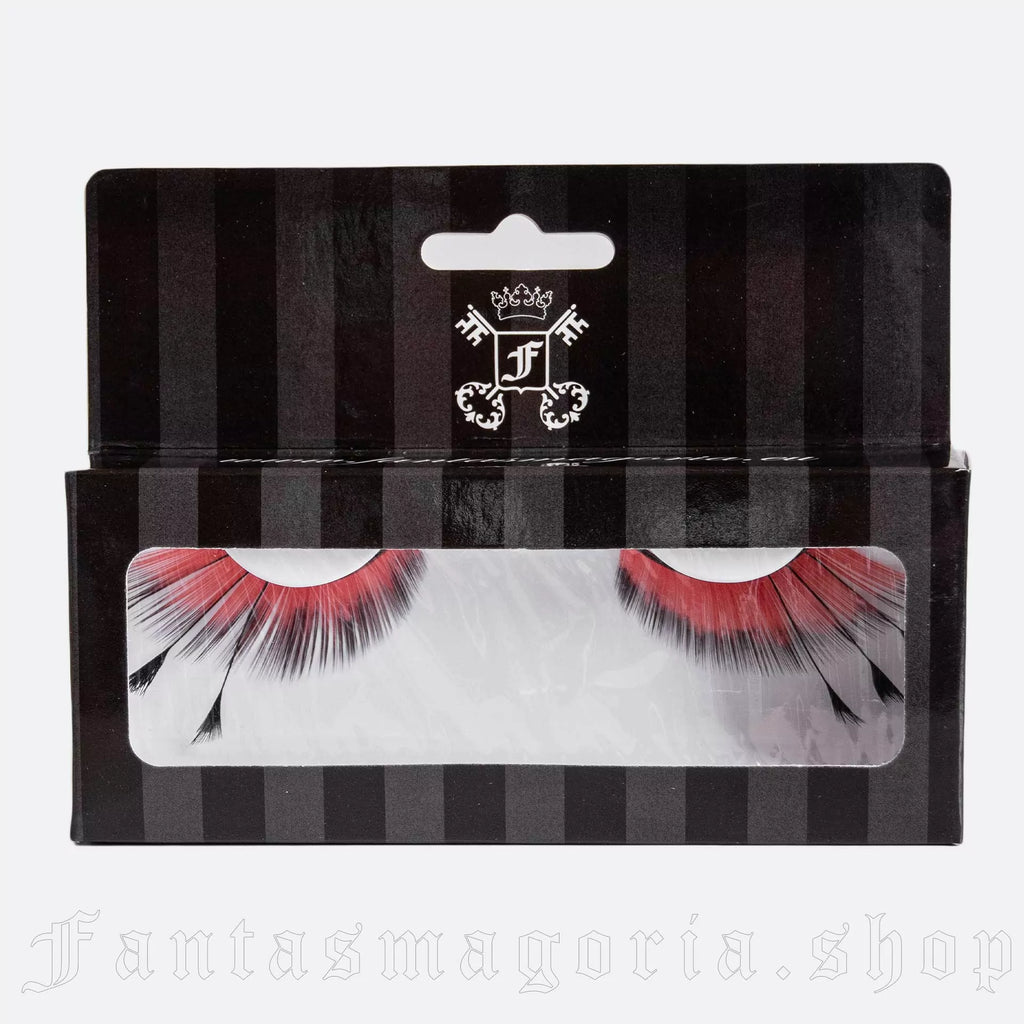 Dragonfly Red Eyelashes - Eyelashes - The Dark Rose Emporium