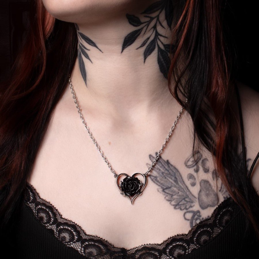 Heart of Blackness (necklace) - Necklace - The Dark Rose Emporium