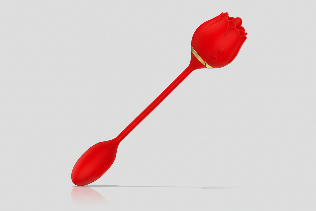 MIA - VIENNA DOUBLE PLEASURE LICKING + VIBRATING EGG - Sex Toy - The Dark Rose Emporium