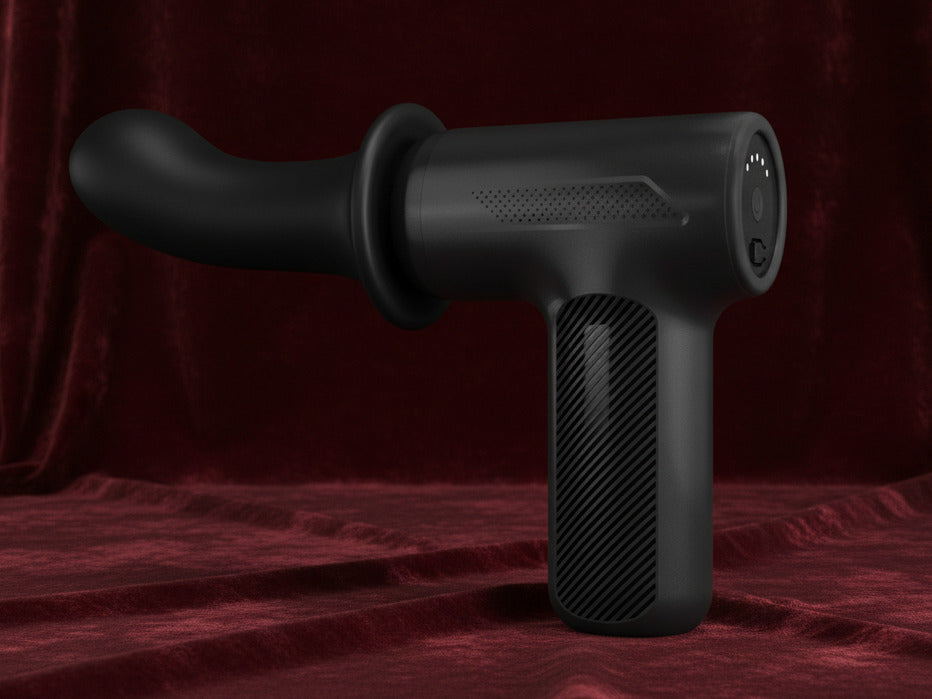 PRETTY LOVE - DJ DOCTOR MASSAGER 5 SETTINGS BLACK - Sex Toy - The Dark Rose Emporium