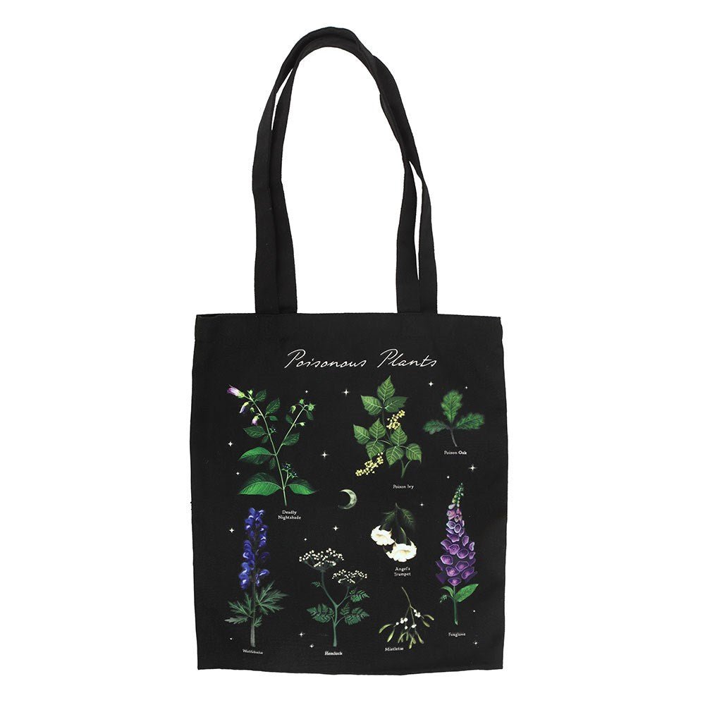Venom & Vines Poisonous Plant Tote Bag - Tote Bag - The Dark Rose Emporium