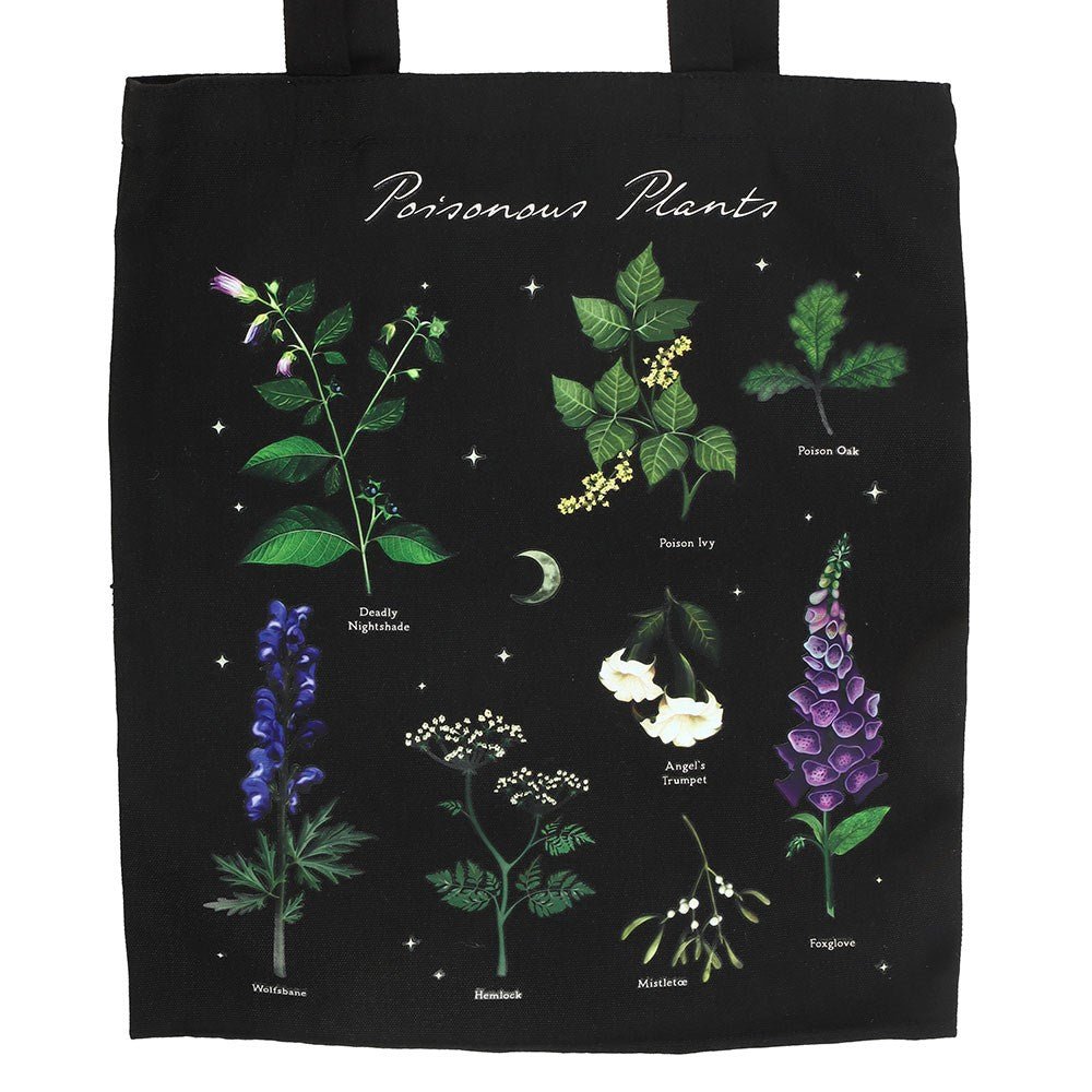 Venom & Vines Poisonous Plant Tote Bag - Tote Bag - The Dark Rose Emporium