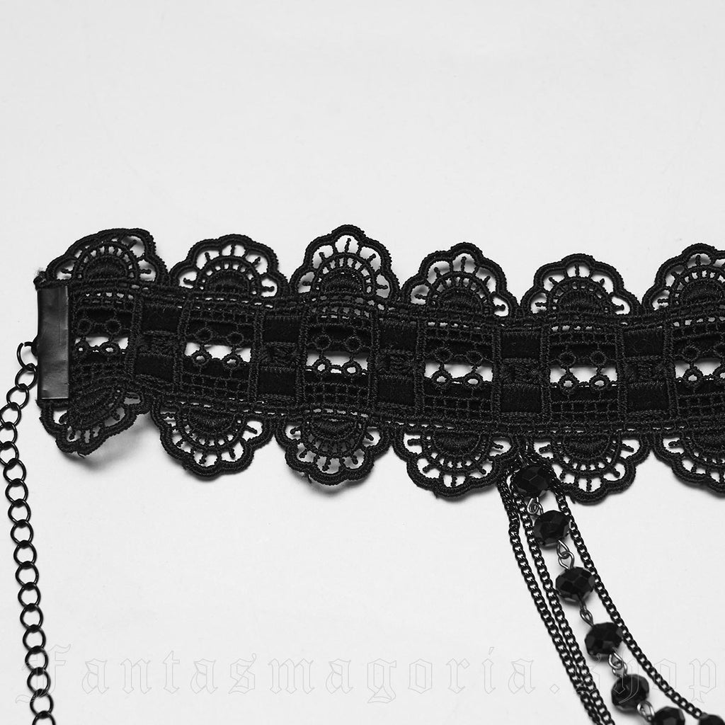 Rose Noir Choker - Necklace - The Dark Rose Emporium