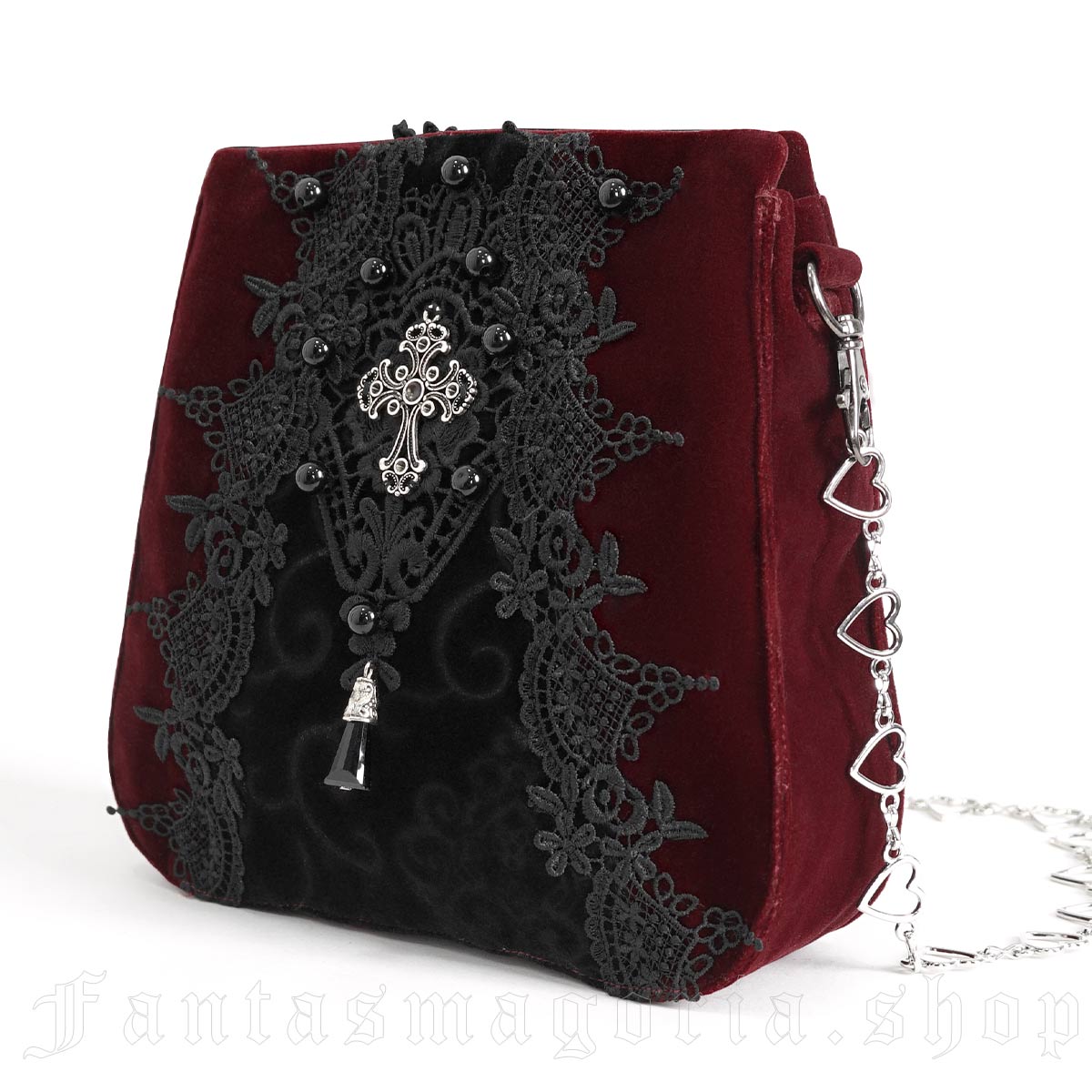 Royal Court Red Gothic Purse Bag - Purse - The Dark Rose Emporium