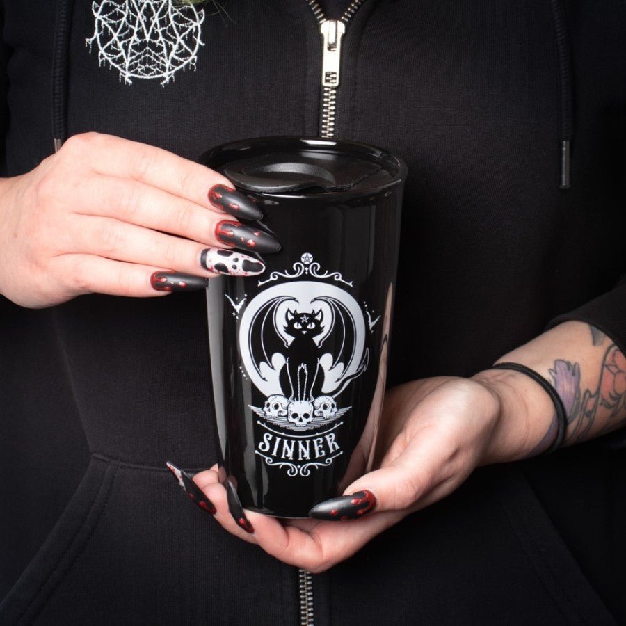 Saint & Sinner Thermo Cup - Mug - The Dark Rose Emporium