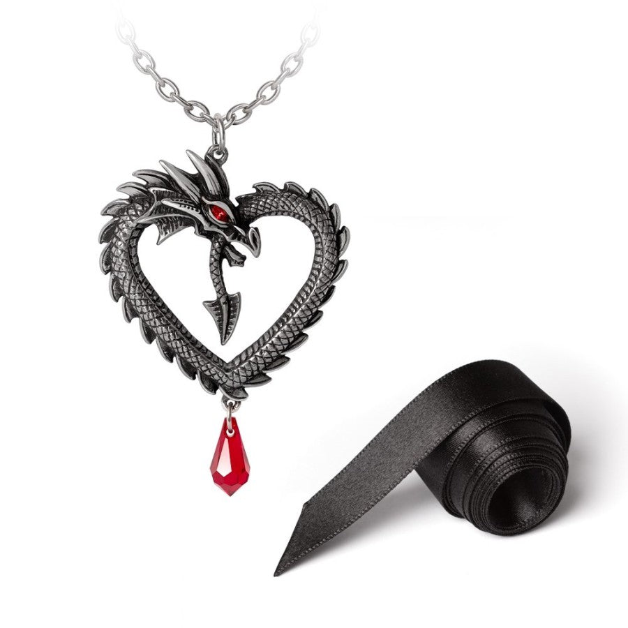 Vouivre Necklace - Necklace - The Dark Rose Emporium