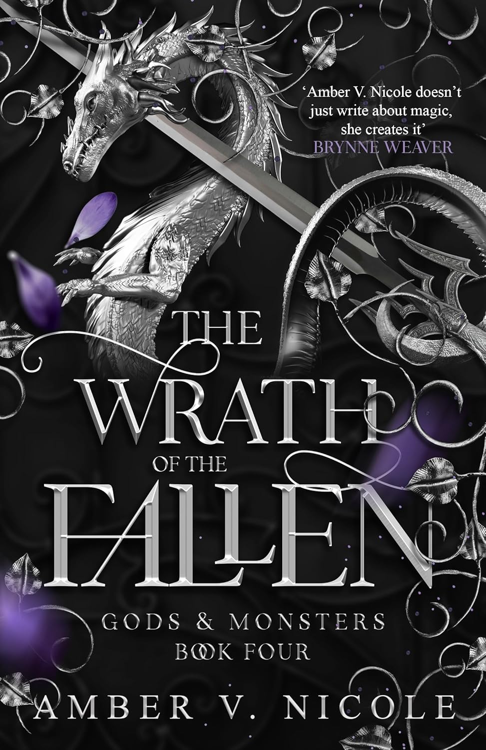 The Wrath of the Fallen (Gods And Monsters 4), by Amber V. Nicole (softback, english edition) - Book - The Dark Rose Emporium